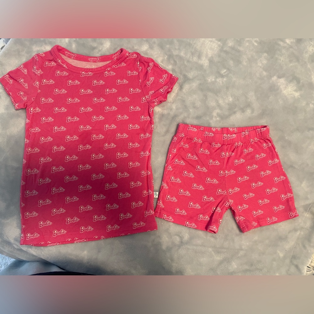 Like new Posh Peanut 2T Barbie shorts set